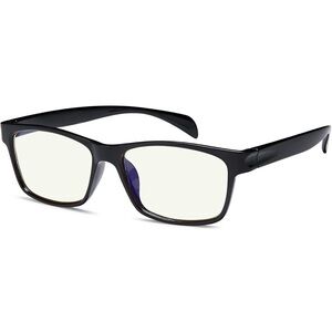 Computer Blue Light Blocking Gaming Reading Glasses w/Amber Tint Anti Glare UV